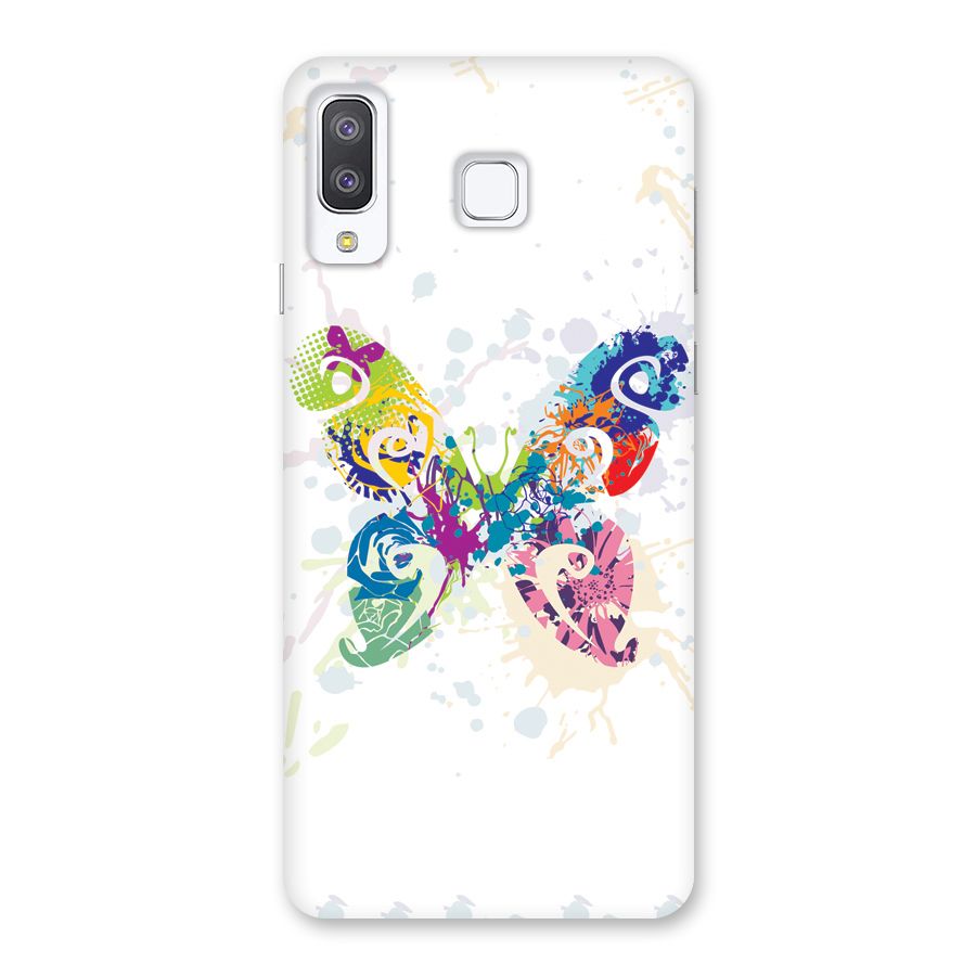 Abstract Butterfly Back Case for Galaxy A8 Star