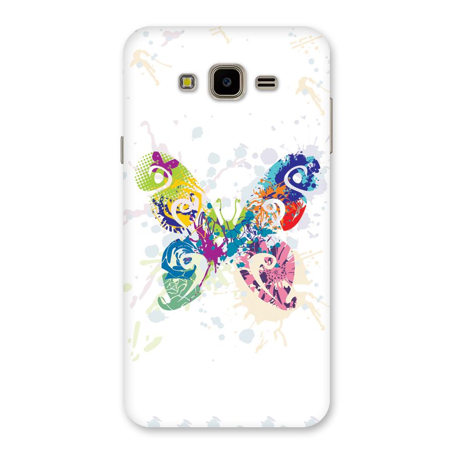 Abstract Butterfly Back Case for Galaxy J7 Nxt
