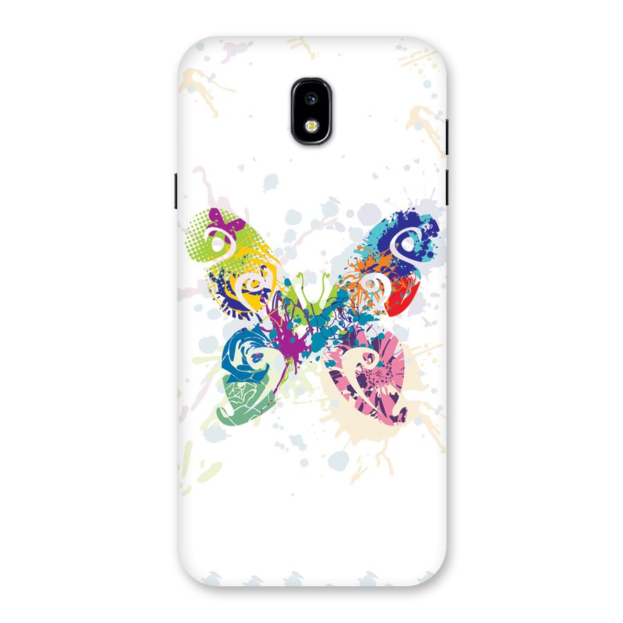 Abstract Butterfly Back Case for Galaxy J7 Pro