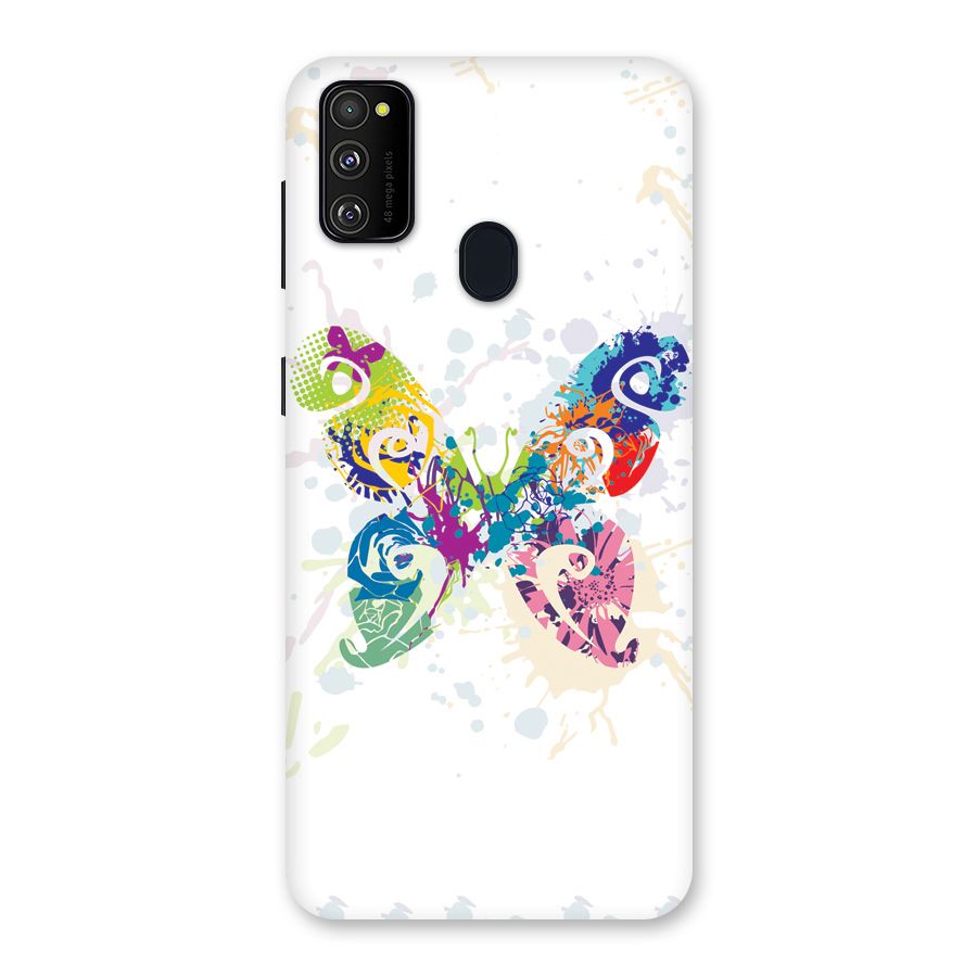 Abstract Butterfly Back Case for Galaxy M30s