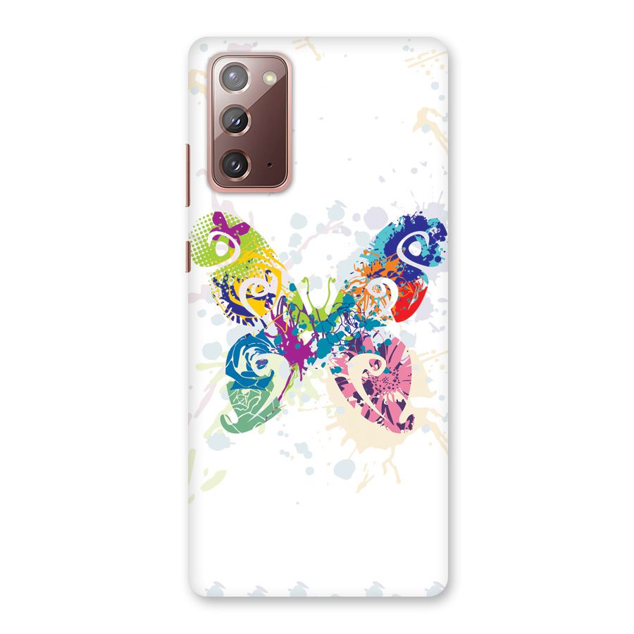 Abstract Butterfly Back Case for Galaxy Note 20