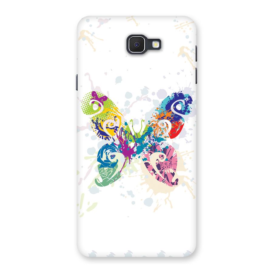 Abstract Butterfly Back Case for Galaxy On7 2016