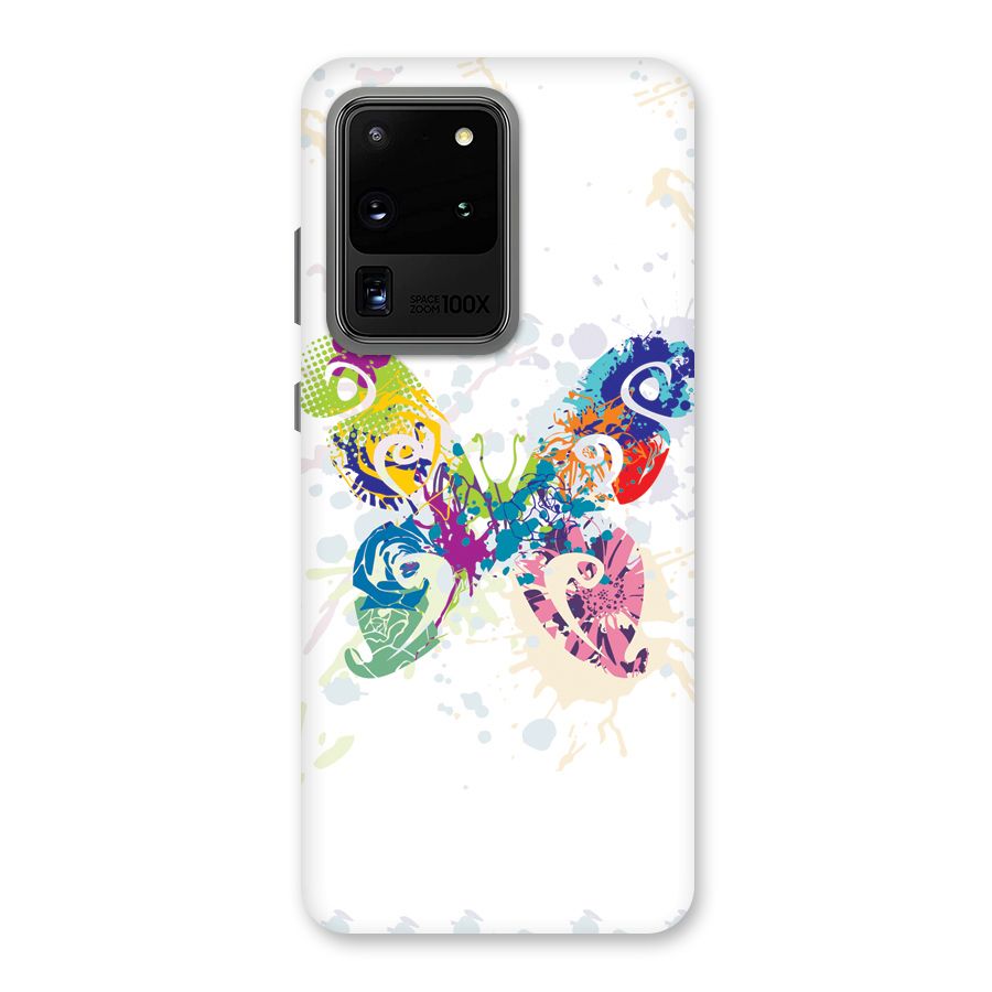 Abstract Butterfly Back Case for Galaxy S20 Ultra