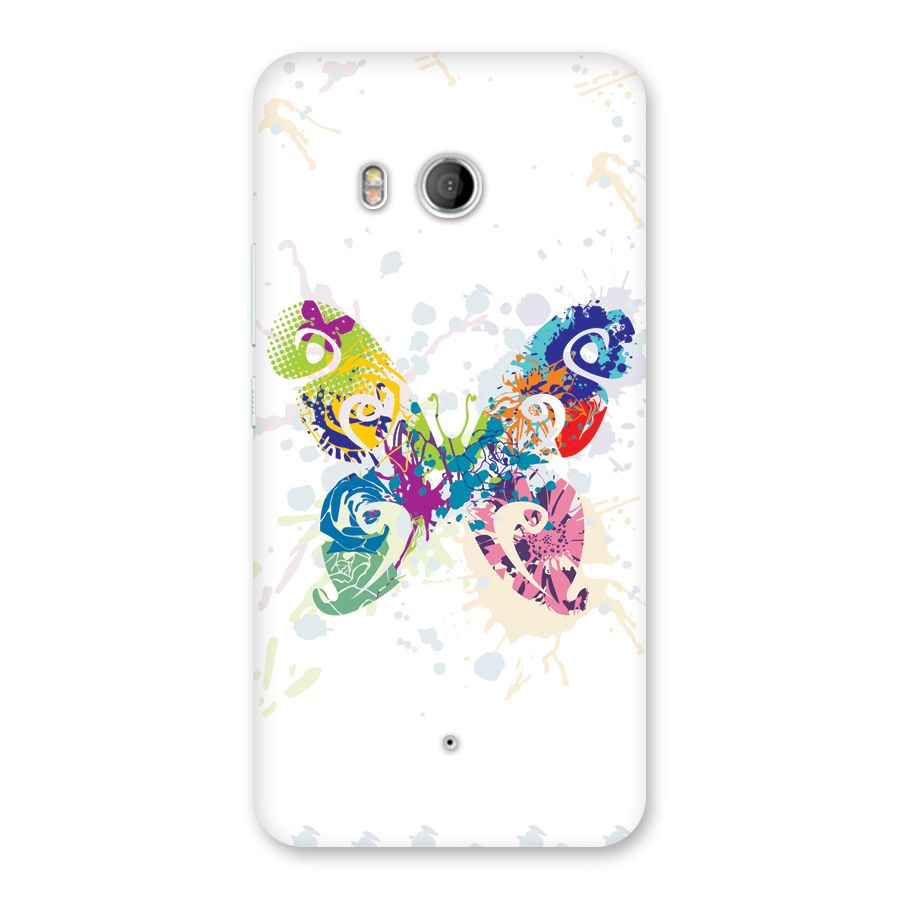 Abstract Butterfly Back Case for HTC U11