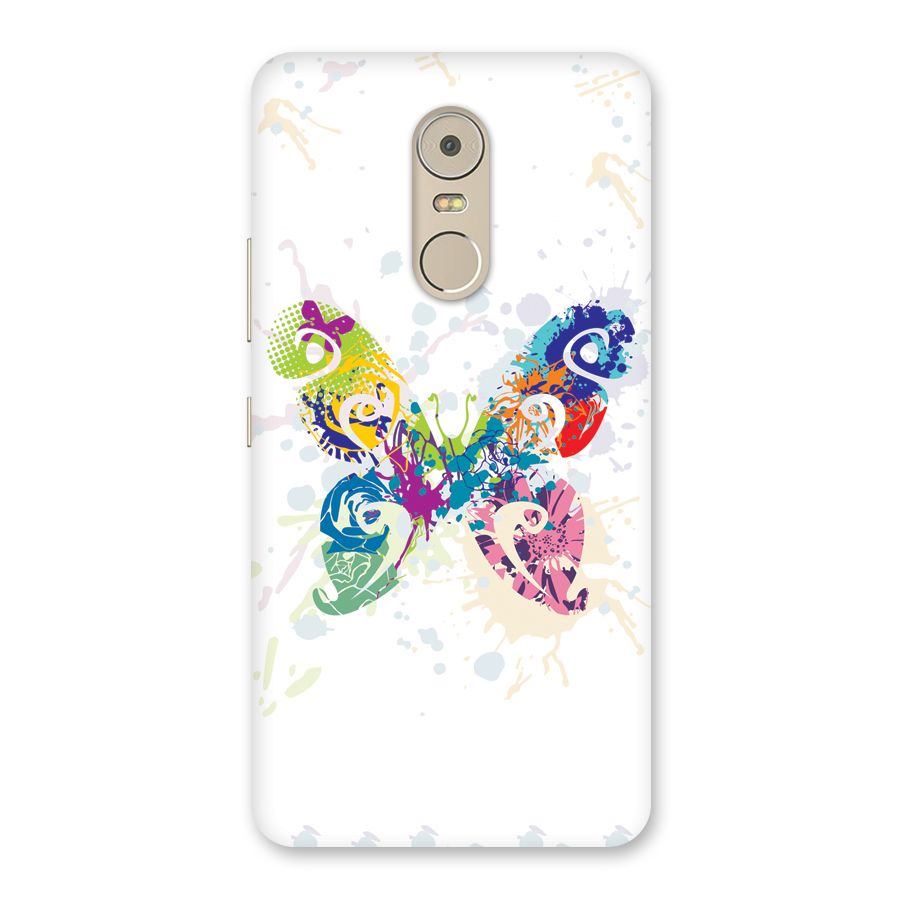 Abstract Butterfly Back Case for Lenovo K6 Note