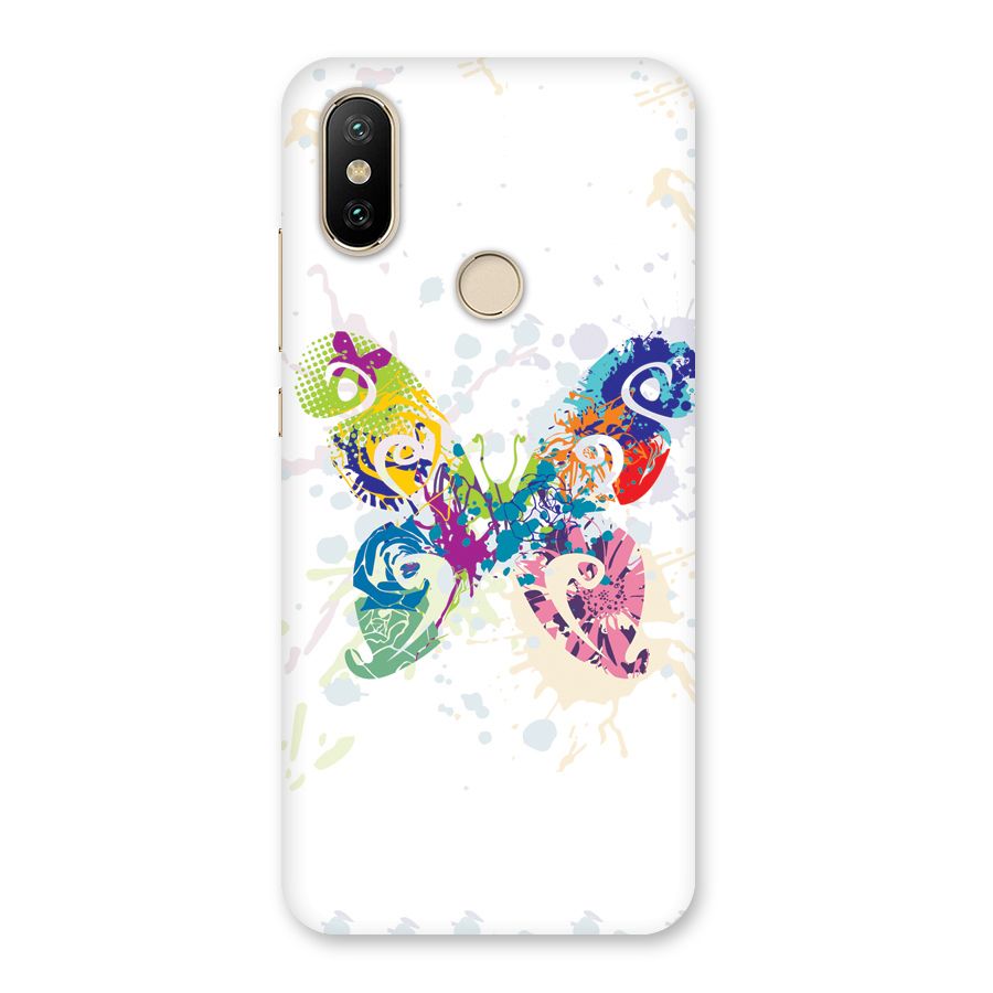 Abstract Butterfly Back Case for Mi A2