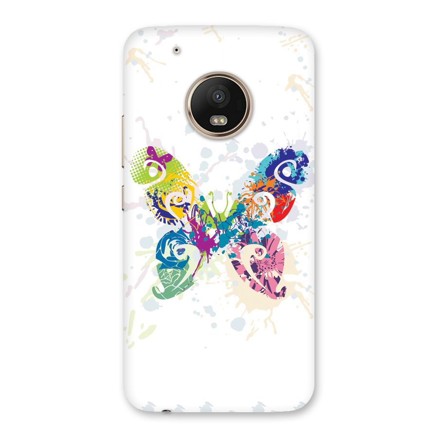 Abstract Butterfly Back Case for Moto G5 Plus