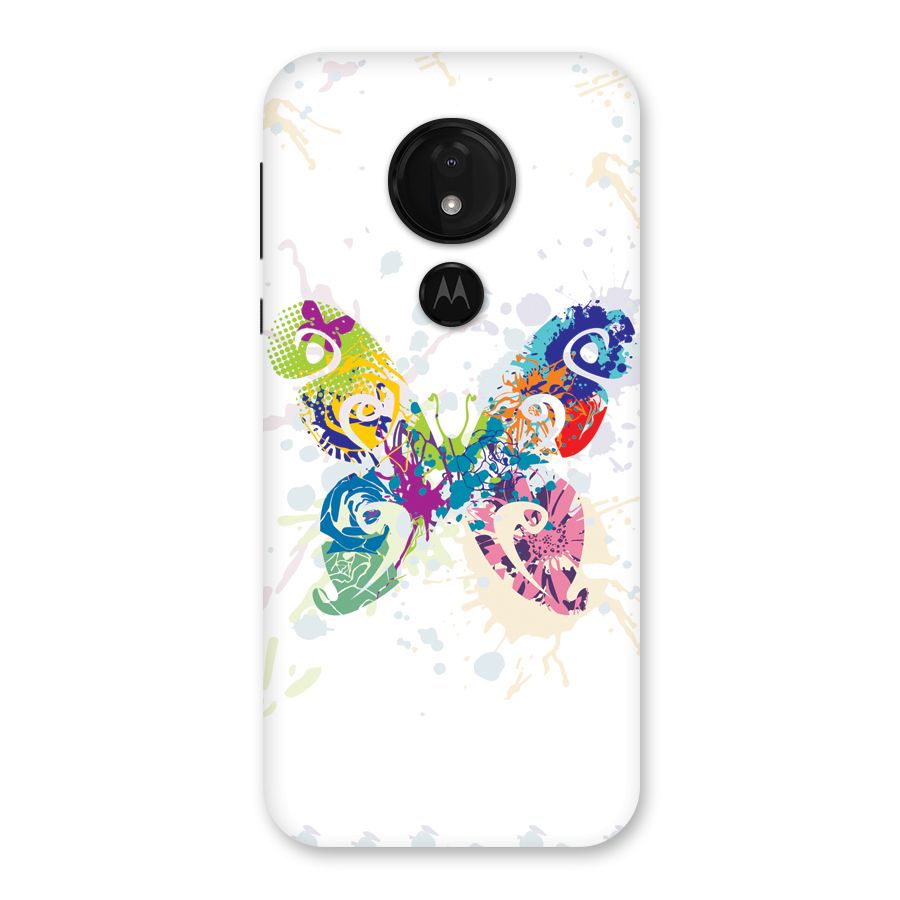Abstract Butterfly Back Case for Moto G7 Power