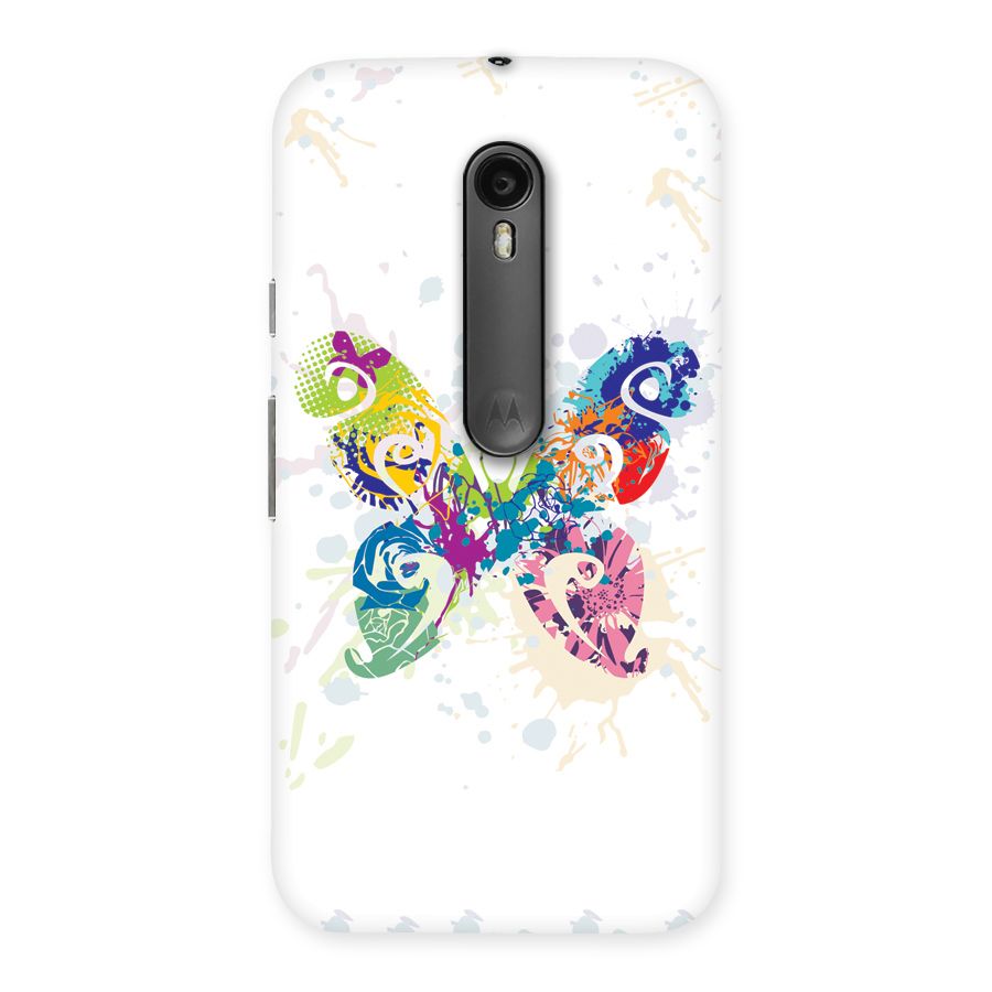 Abstract Butterfly Back Case for Moto G Turbo