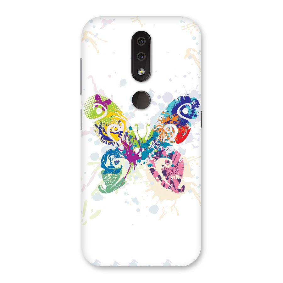 Abstract Butterfly Back Case for Nokia 4.2