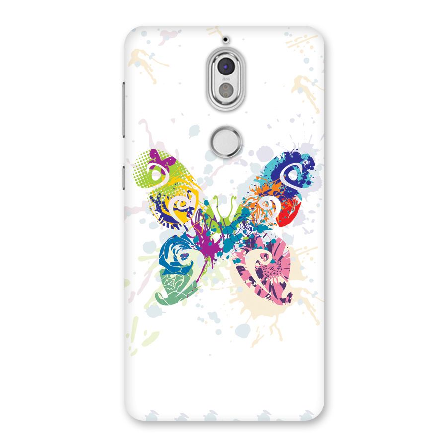 Abstract Butterfly Back Case for Nokia 7