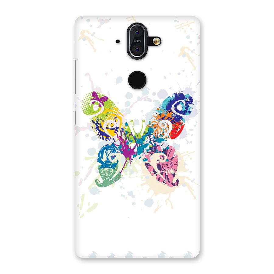 Abstract Butterfly Back Case for Nokia 8 Sirocco
