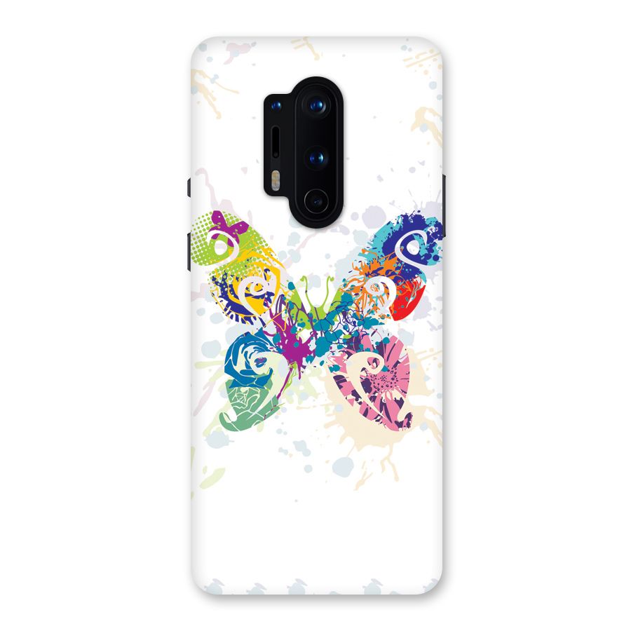 Abstract Butterfly Back Case for OnePlus 8 Pro