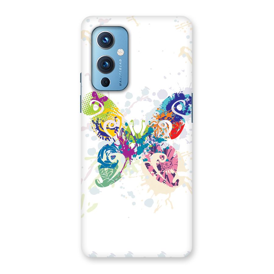 Abstract Butterfly Back Case for OnePlus 9