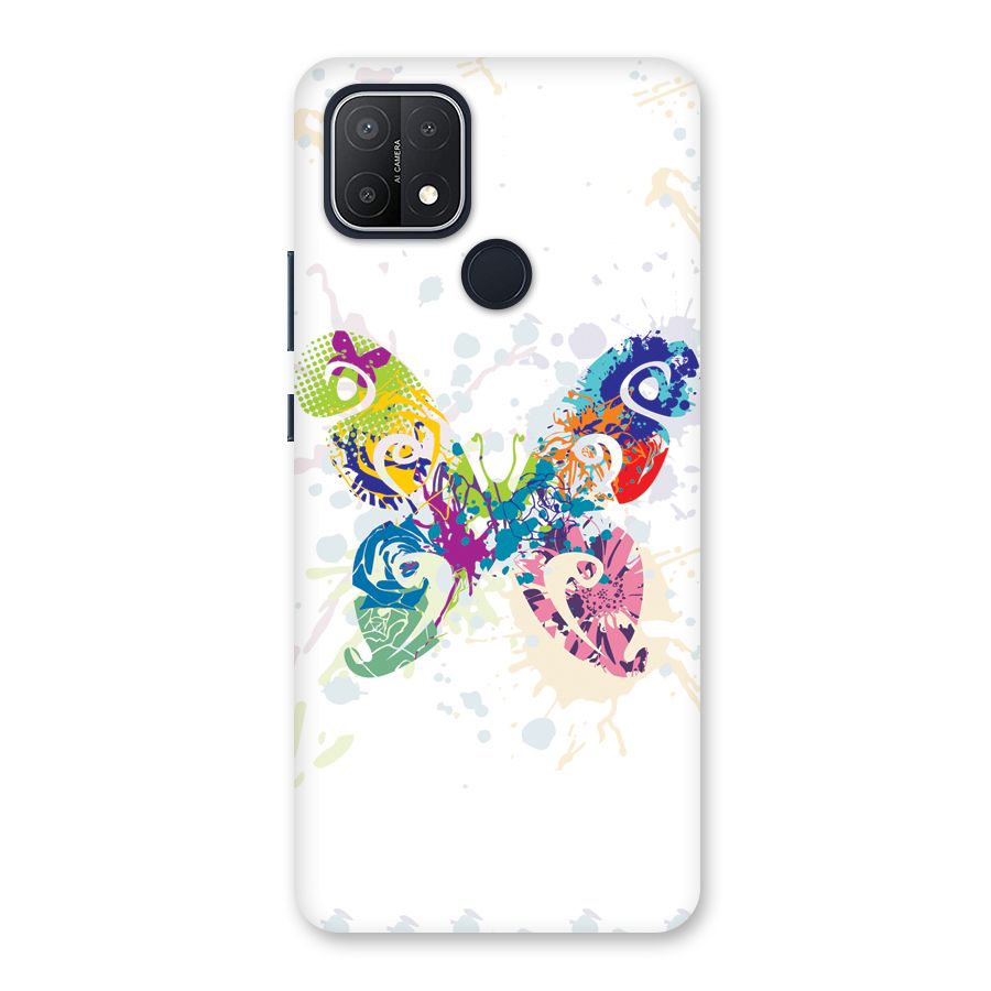 Abstract Butterfly Back Case for Oppo A15