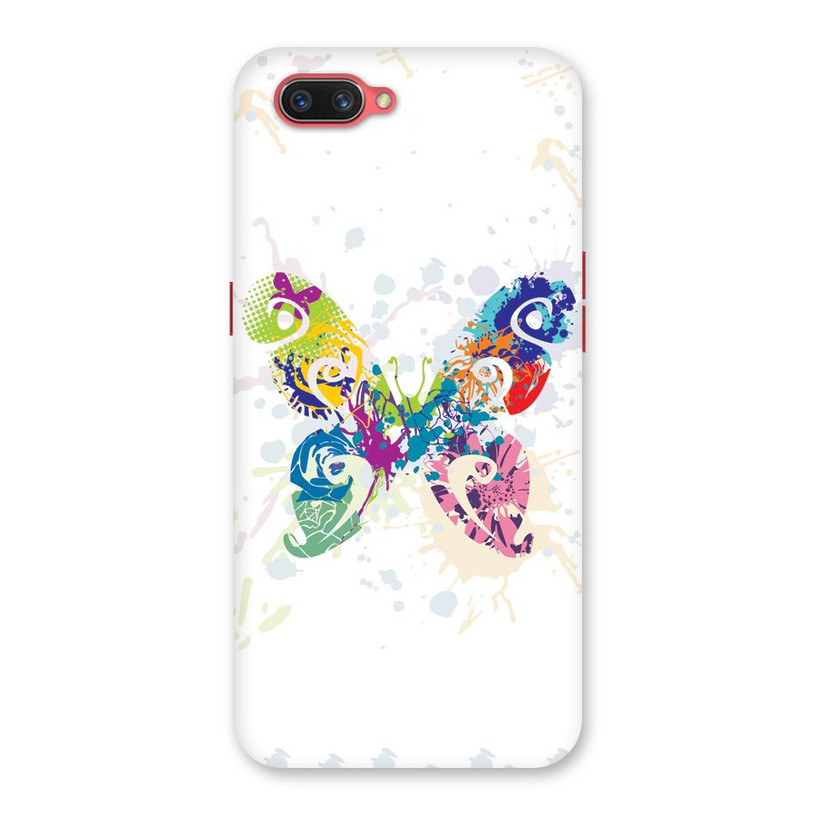 Abstract Butterfly Back Case for Oppo A3s