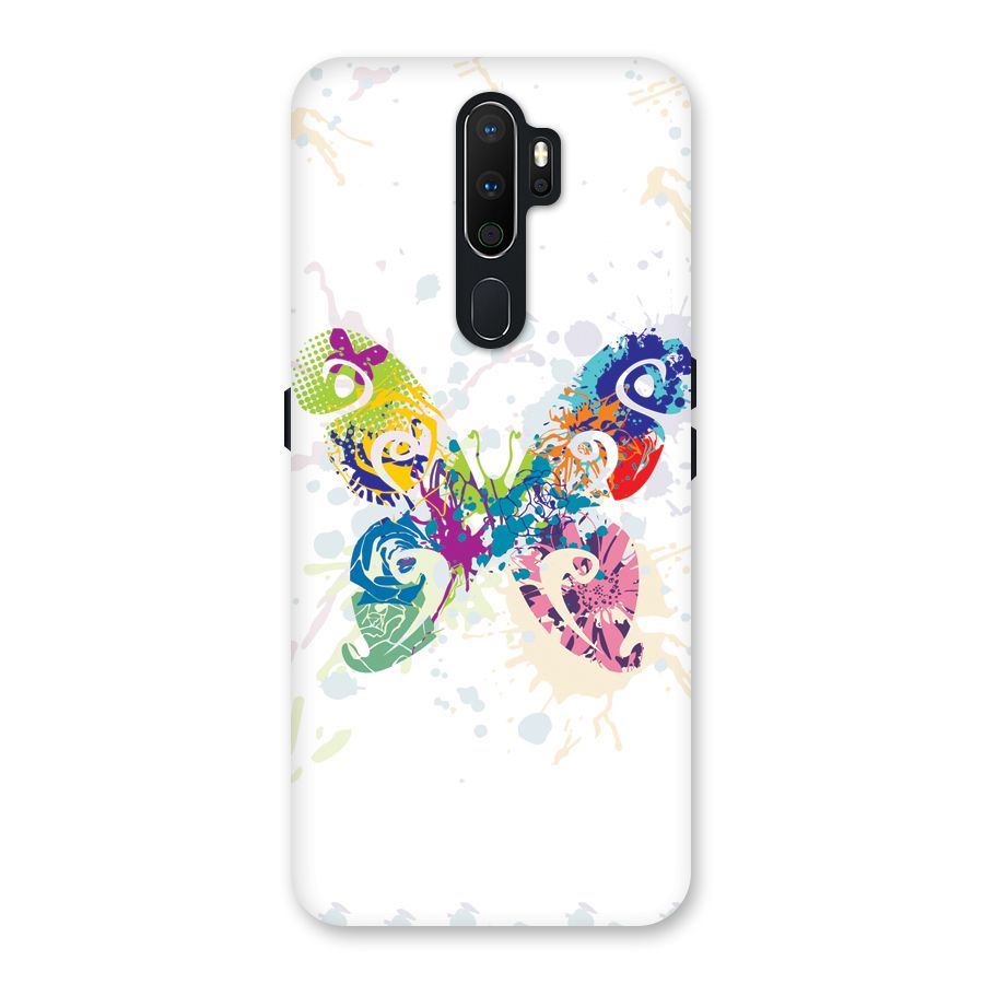 Abstract Butterfly Back Case for Oppo A5 (2020)