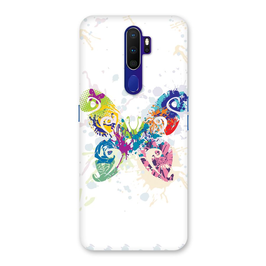Abstract Butterfly Back Case for Oppo A9 (2020)