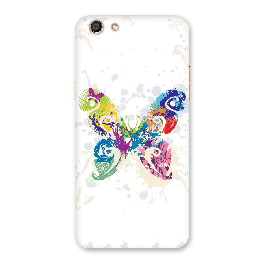 Abstract Butterfly Back Case for Oppo F3