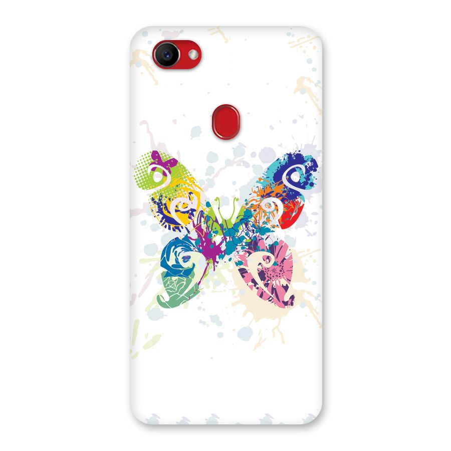 Abstract Butterfly Back Case for Oppo F7