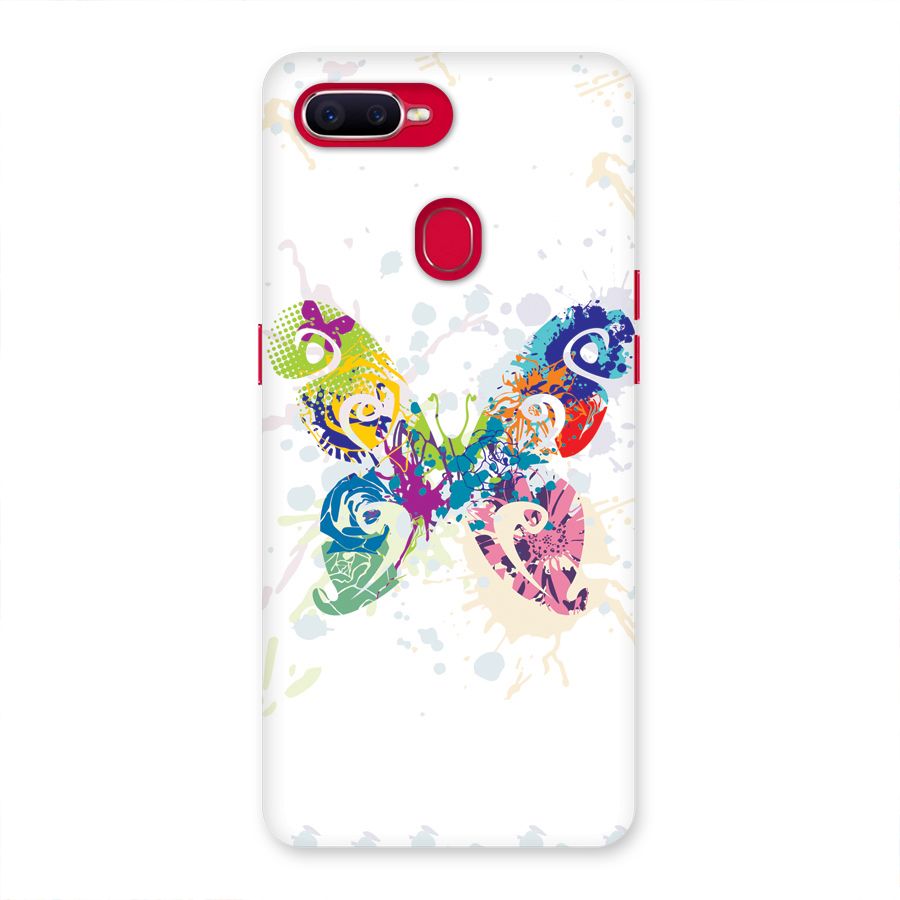 Abstract Butterfly Back Case for Oppo F9 Pro