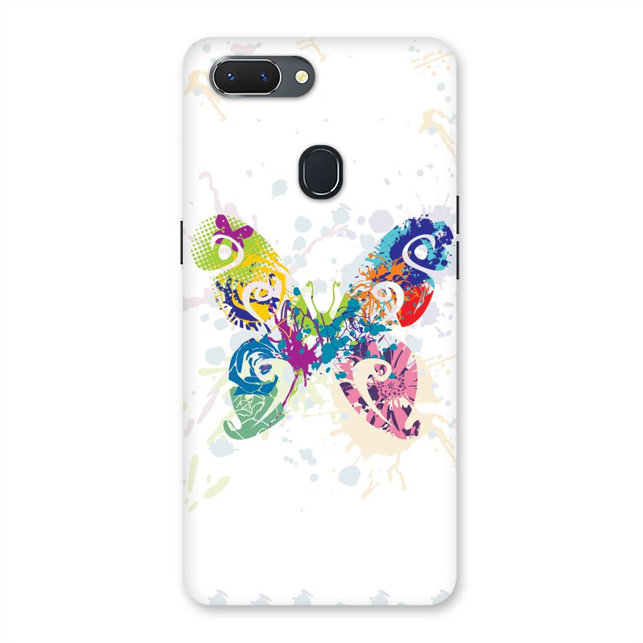 Abstract Butterfly Back Case for Oppo Realme 2