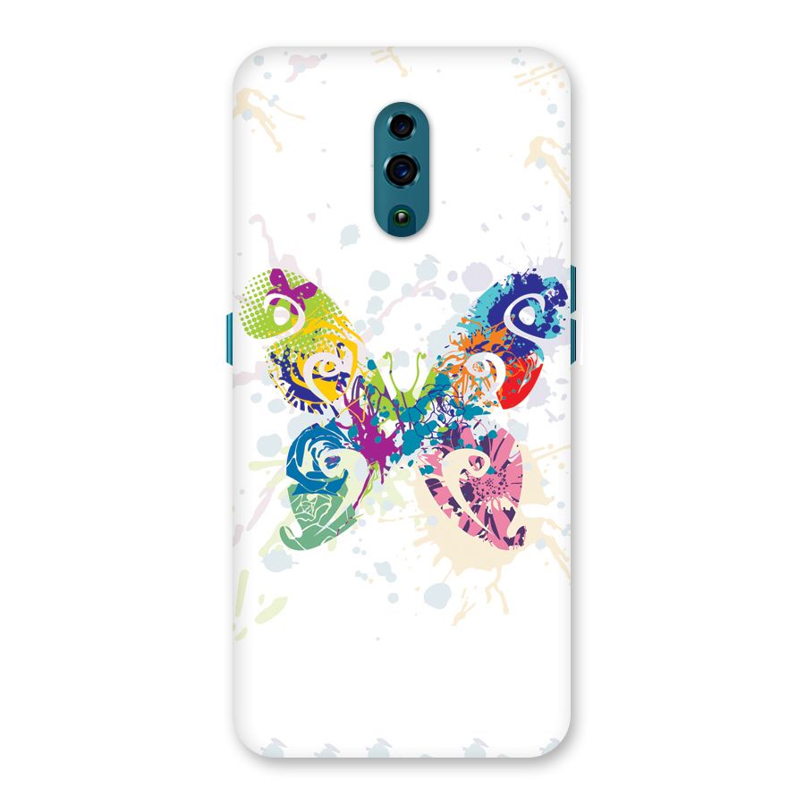 Abstract Butterfly Back Case for Oppo Reno