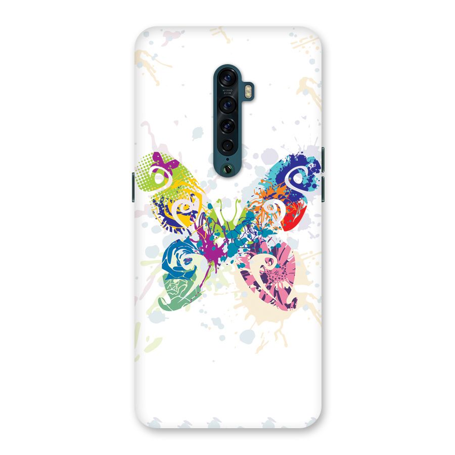 Abstract Butterfly Back Case for Oppo Reno2