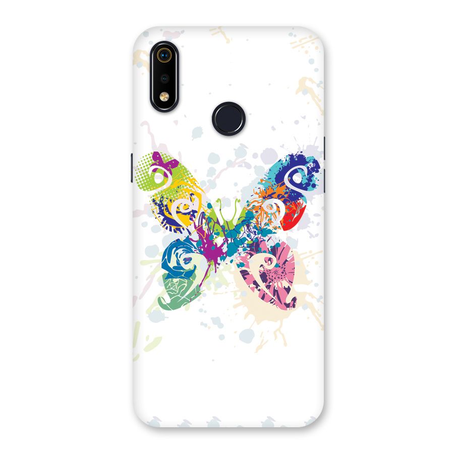 Abstract Butterfly Back Case for Realme 3i