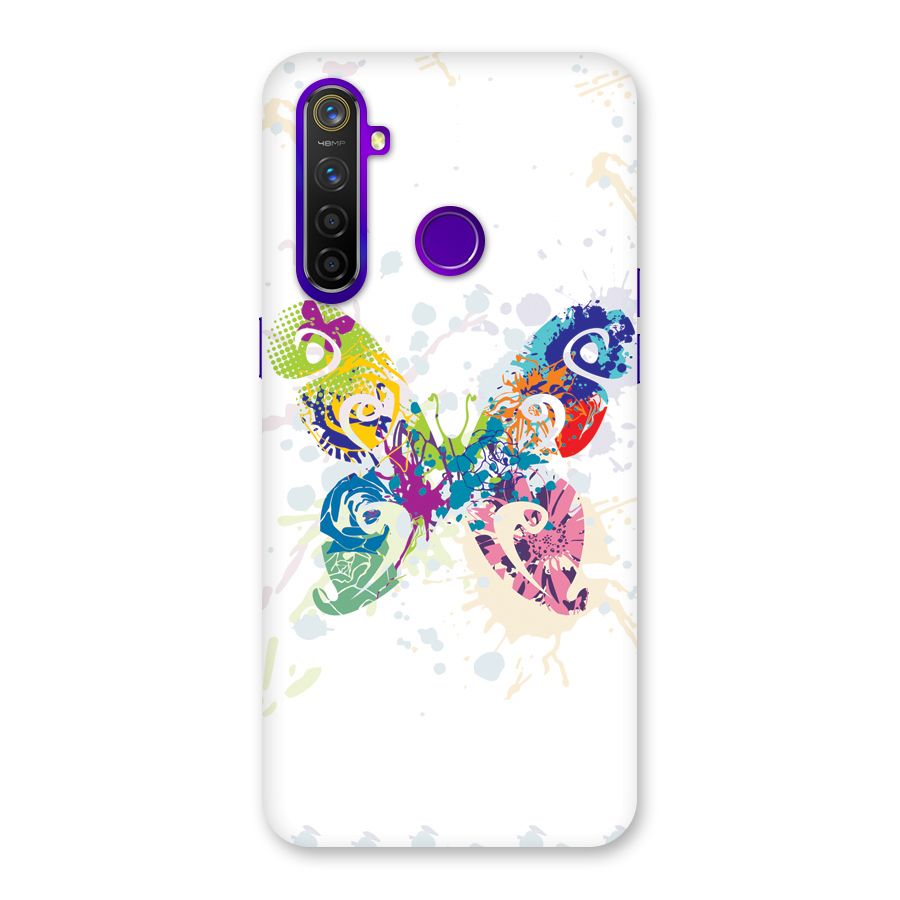 Abstract Butterfly Back Case for Realme 5 Pro