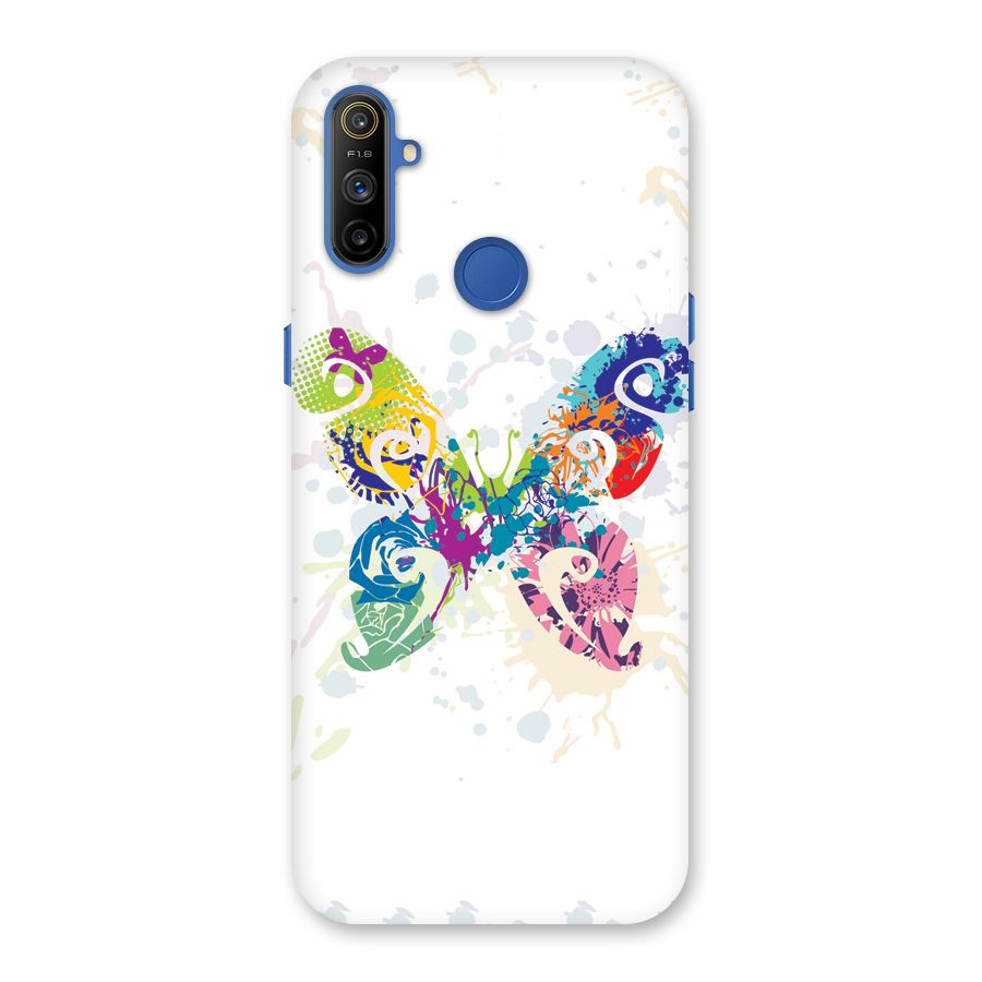 Abstract Butterfly Back Case for Realme Narzo 10A