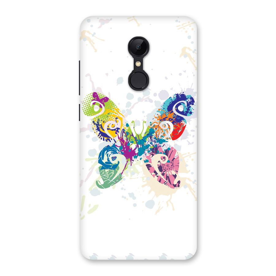 Abstract Butterfly Back Case for Redmi 5