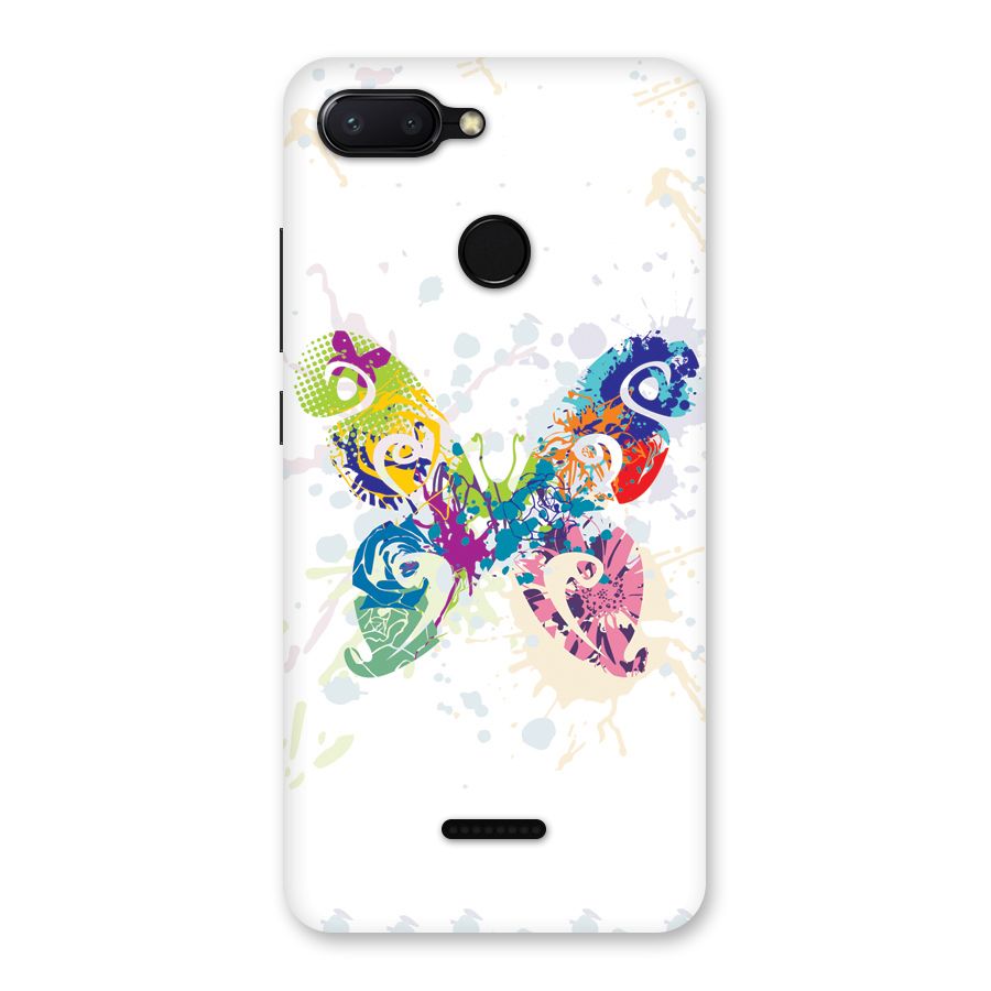 Abstract Butterfly Back Case for Redmi 6