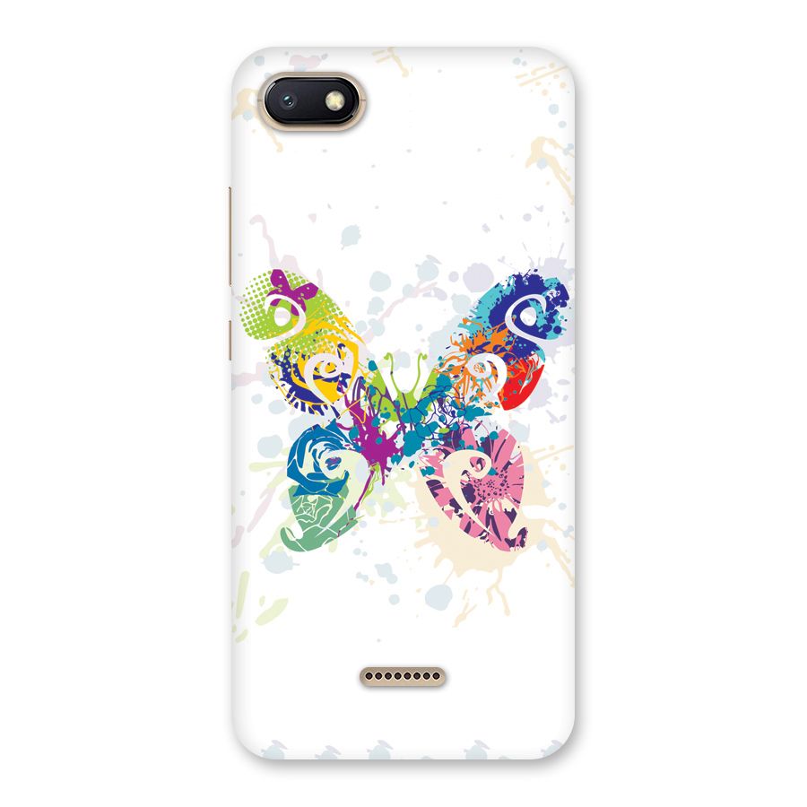 Abstract Butterfly Back Case for Redmi 6A