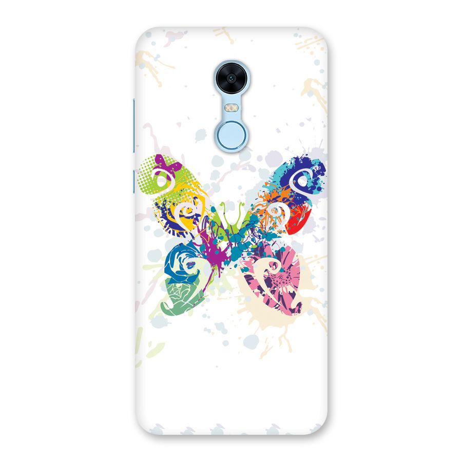 Abstract Butterfly Back Case for Redmi Note 5