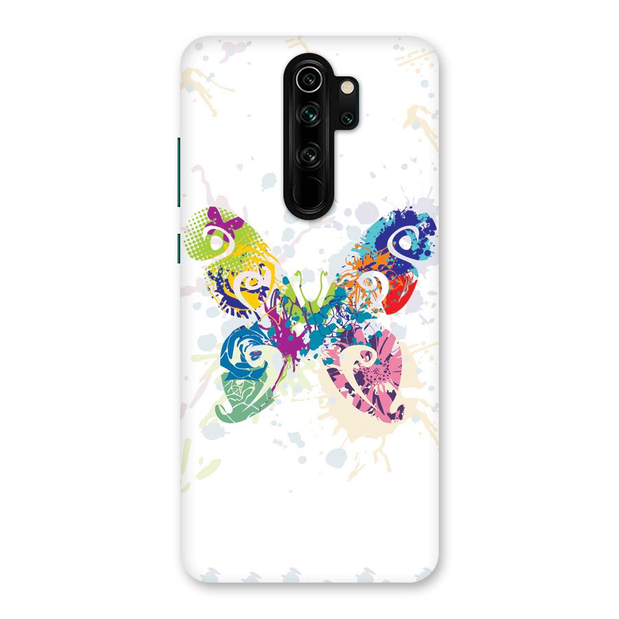 Abstract Butterfly Back Case for Redmi Note 8 Pro