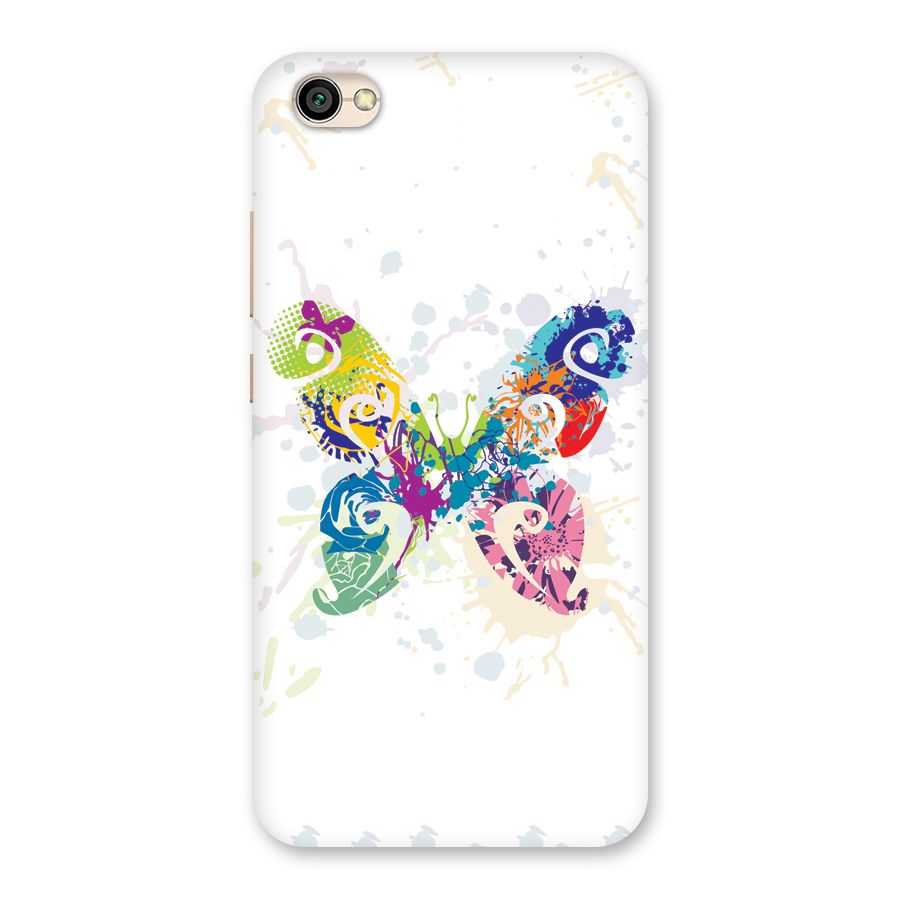 Abstract Butterfly Back Case for Redmi Y1 Lite