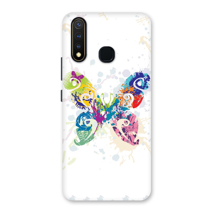 Abstract Butterfly Back Case for Vivo U20