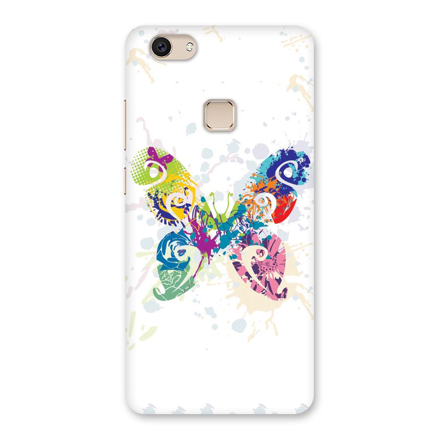 Abstract Butterfly Back Case for Vivo V7