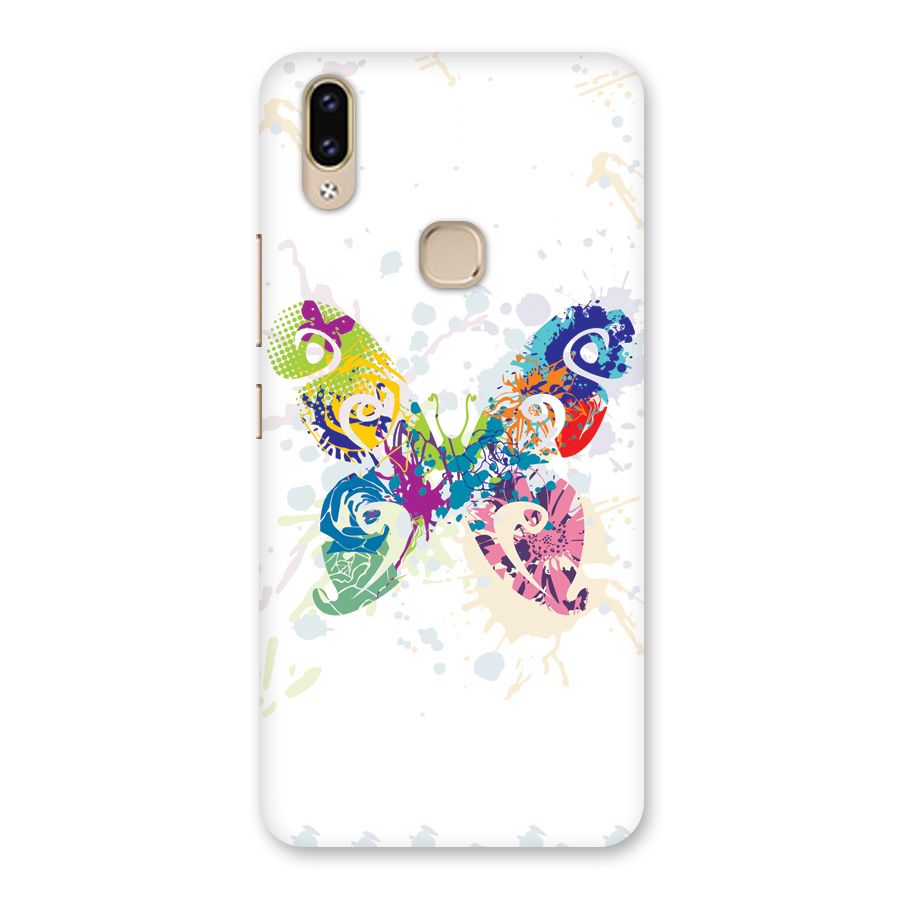Abstract Butterfly Back Case for Vivo V9 Youth