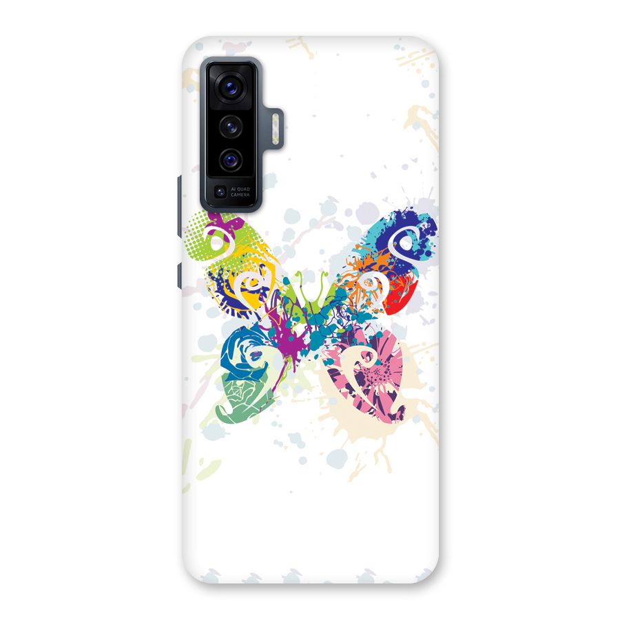 Abstract Butterfly Back Case for Vivo X50