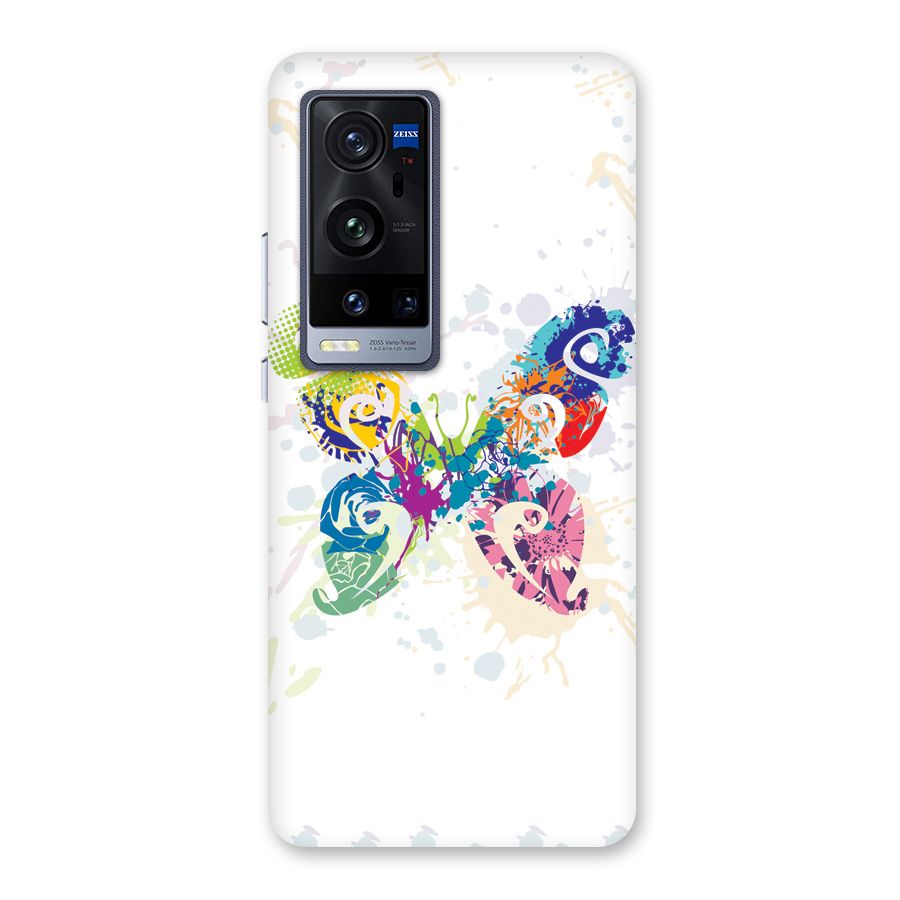 Abstract Butterfly Back Case for Vivo X60 Pro Plus
