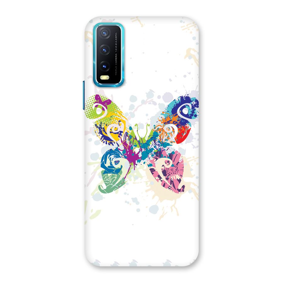 Abstract Butterfly Back Case for Vivo Y20G