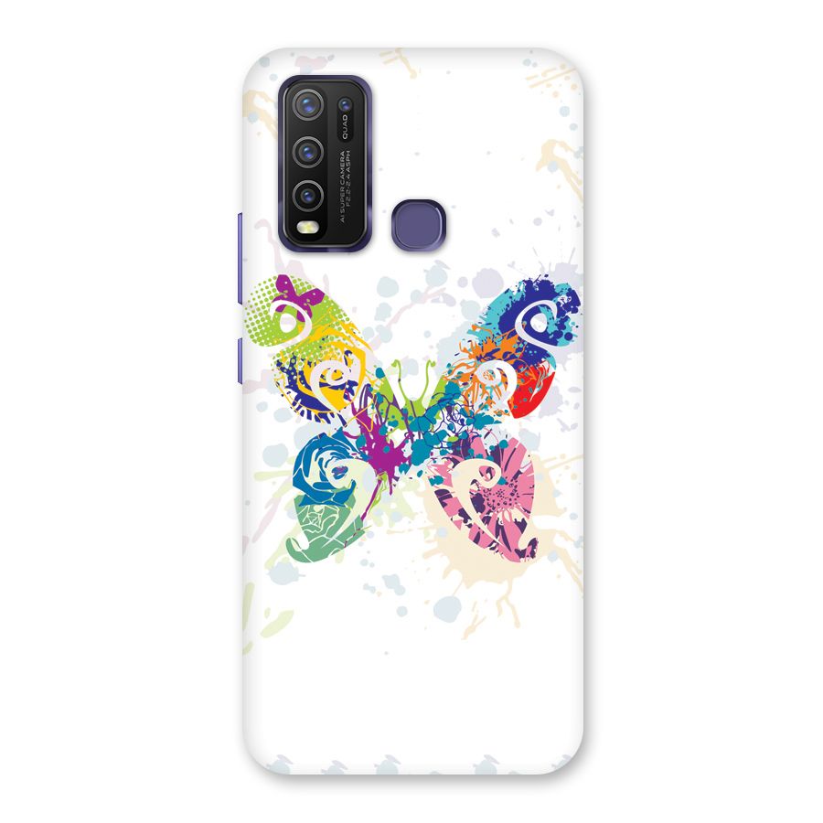 Abstract Butterfly Back Case for Vivo Y30