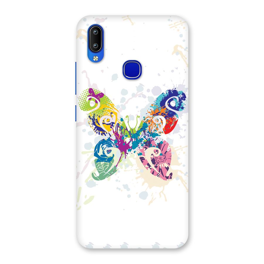 Abstract Butterfly Back Case for Vivo Y91