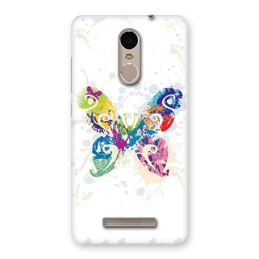 Abstract Butterfly Back Case for Xiaomi Redmi Note 3