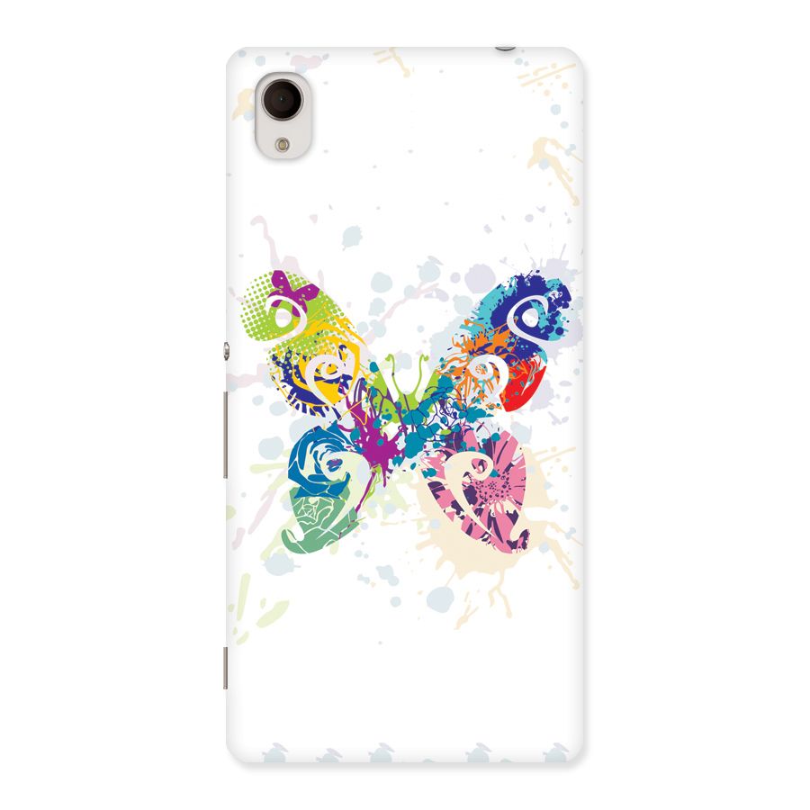 Abstract Butterfly Back Case for Xperia M4 Aqua