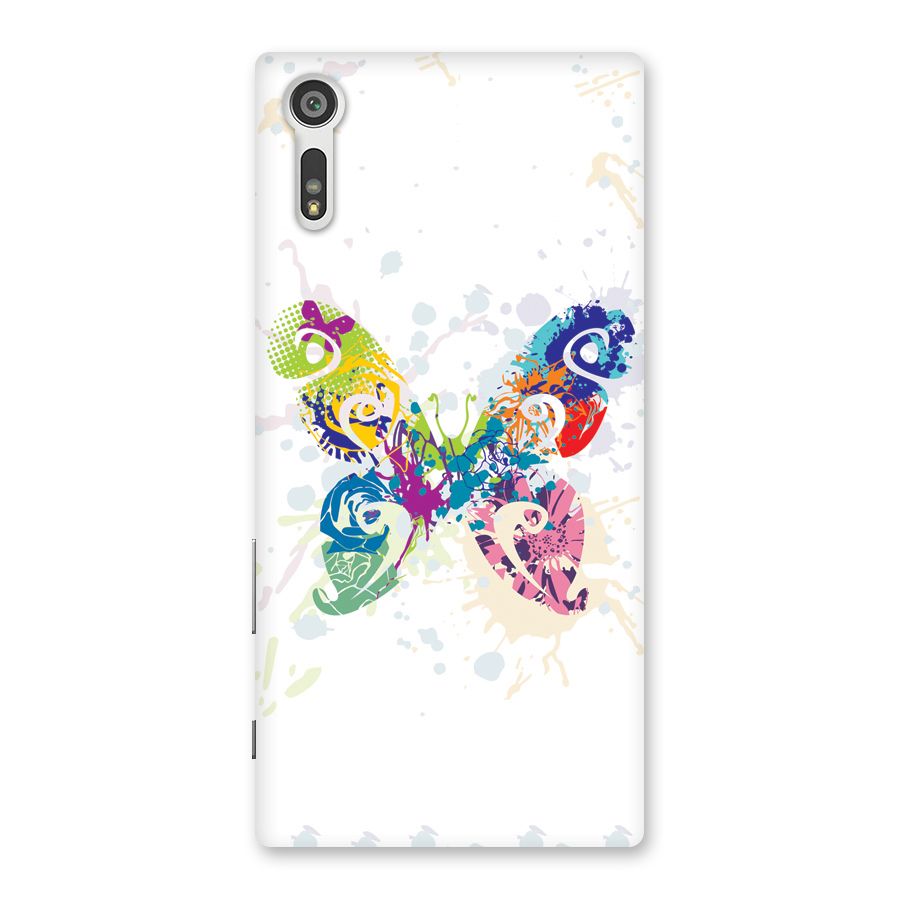 Abstract Butterfly Back Case for Xperia XZ