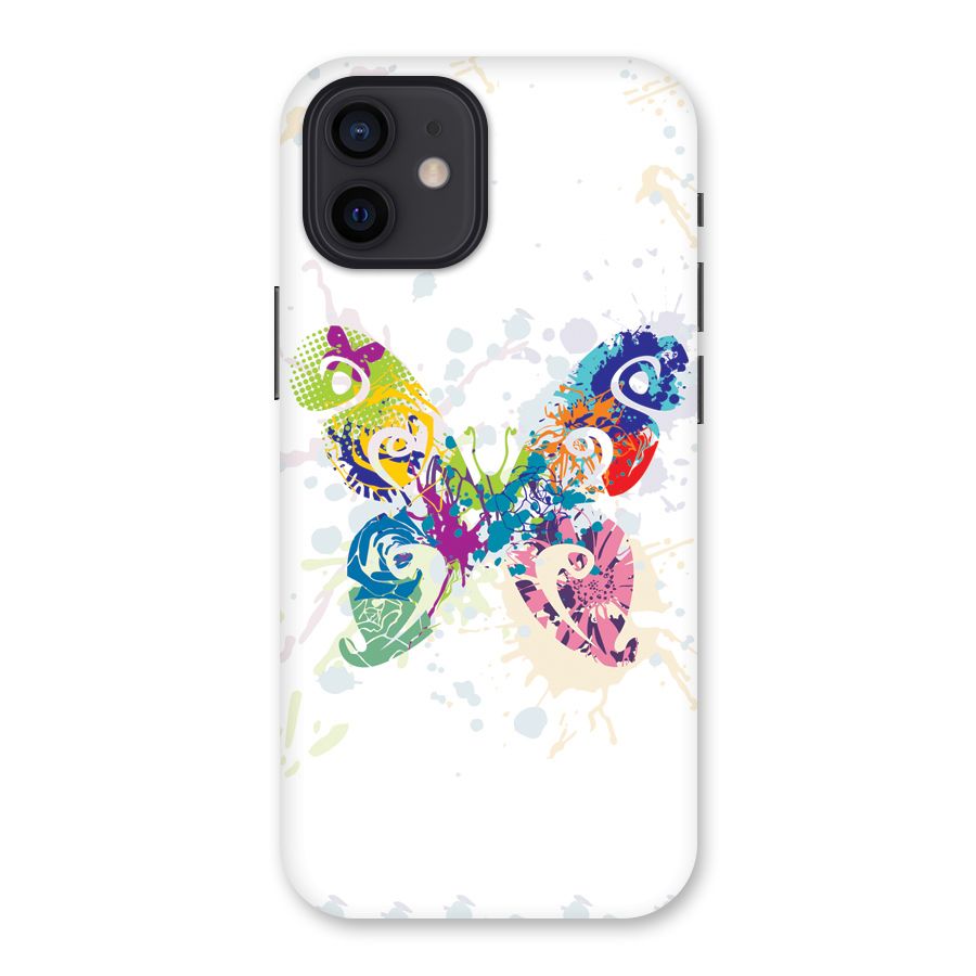 Abstract Butterfly Back Case for iPhone 12