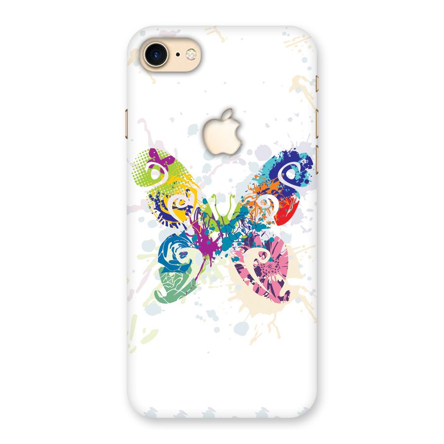 Abstract Butterfly Back Case for iPhone 7 Apple Cut